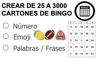Criar cartelas personalizadas